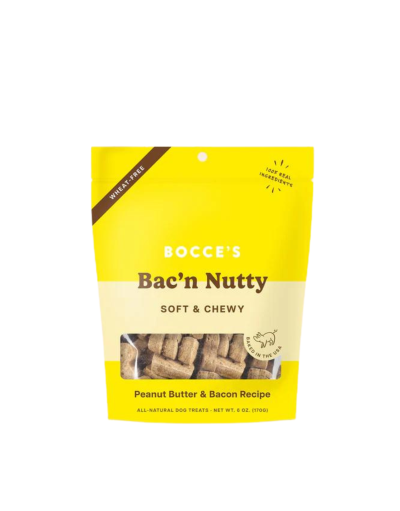 Bocce's Bakery Soft Dog Treats - Bac'n Nutty