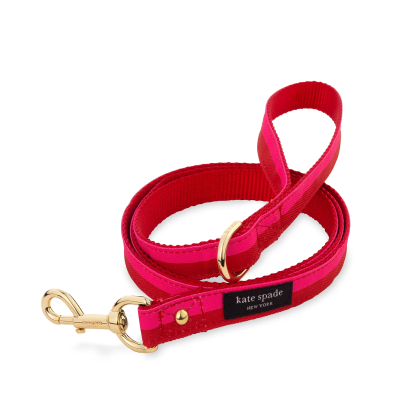 Kate Spade New York Dog Leash - Red and Pink Colorblock
