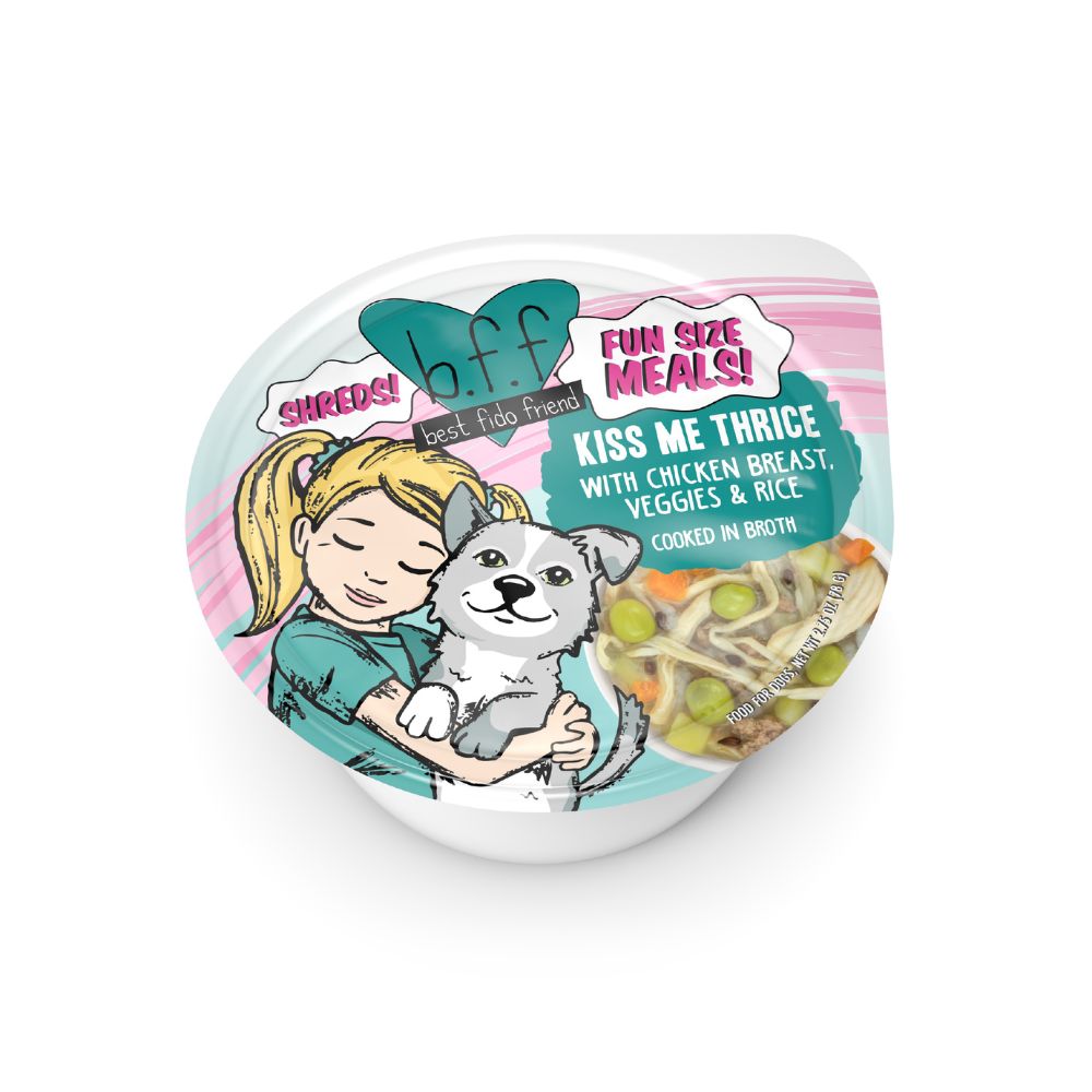 Weruva BFF Wet Dog Food - Kiss Me Thrice with Chicken in Broth