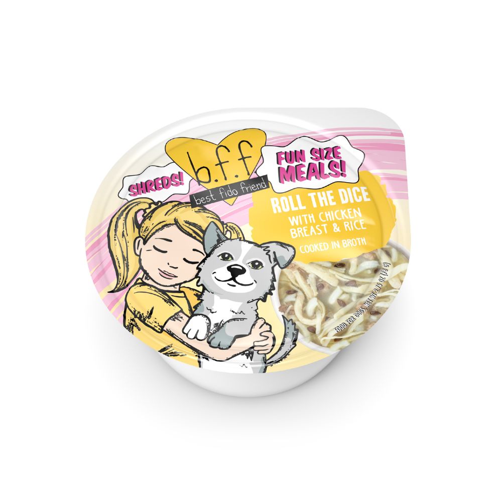 Weruva BFF Wet Dog Food - Roll the Dice with Chicken in Broth