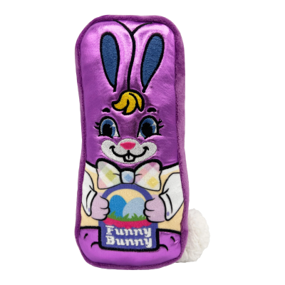 Huxley & Kent Plush Dog Toy - Foil Chocolate Bunny