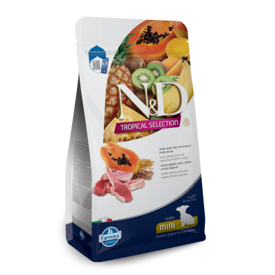Farmina N&D Tropical Selection Dry Dog Food - Lamb, Spelt, Oats & Tropical Fruits Puppy Mini