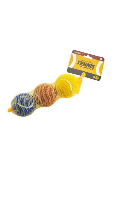 Hollywood Feed Dog Toy - Tennis Ball-3 pack