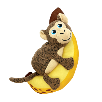 KONG Plush Dog Toy - Pull-A-Partz pals Monkey