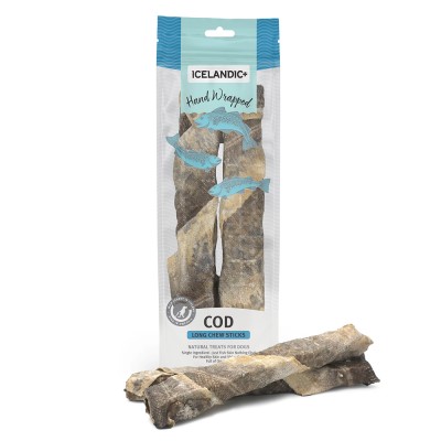 ICELANDIC+ Dog Chew - Hand Wrapped Cod Stick