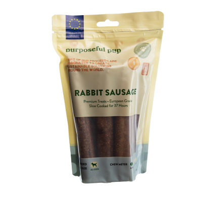 Purposeful Pup Dog Treat - Rabbit Sausage