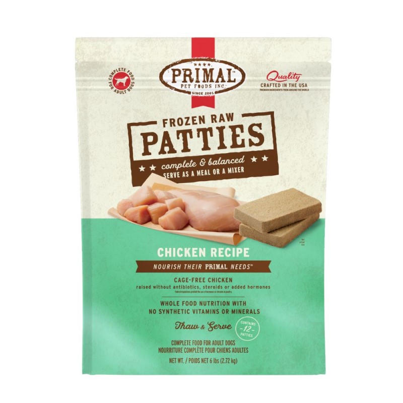 - Frozen Dog Food - Patties - Chicken