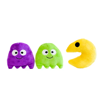 Patchwork - Dog Toy - Pacman Trio