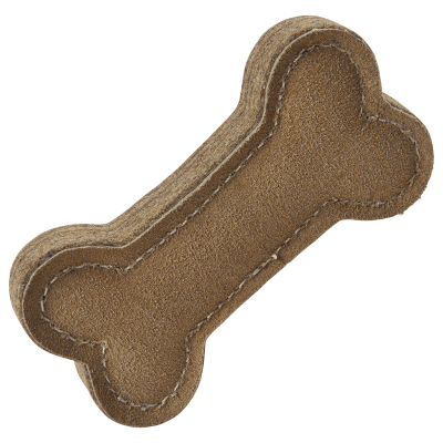 Spot Dog Chew Toy - Leather Bone
