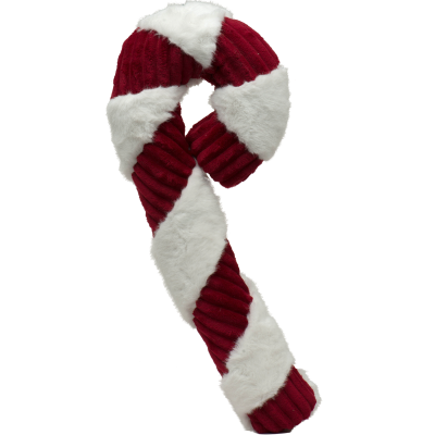 HuggleHounds Dog Toy - Candy Cane
