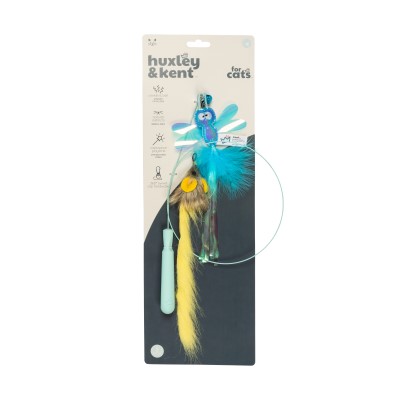 Huxley & Kent Cat Toy - Dragon Fly & Mouse Cat Wand