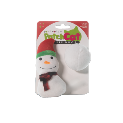 Patchwork Cat Toy - Christmas Snow Time Cat Set