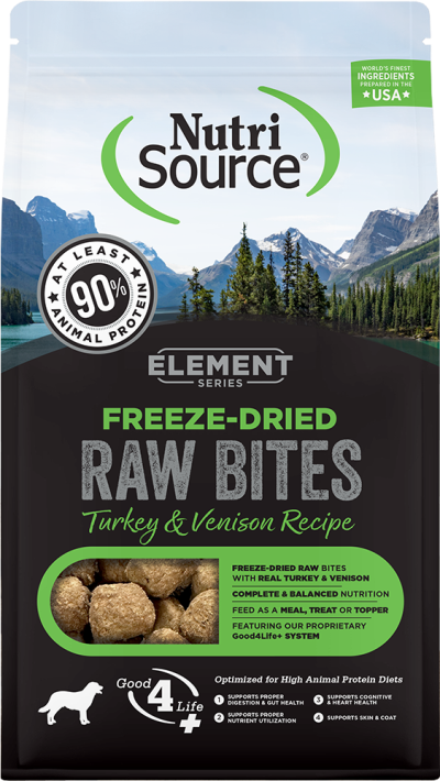 NutriSource Element Freeze Dried Dog Food - Turkey & Venison