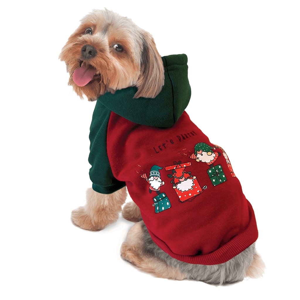 Fashion Pet Dog Apparel -  Gnome Hoodie