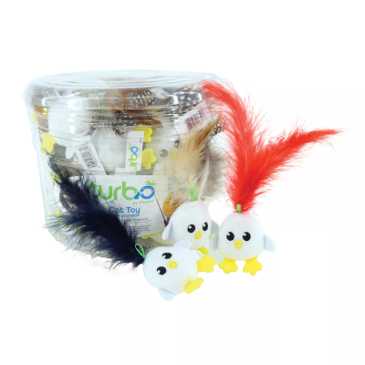 Coastal Cat Toy - Turbo Cat Toy with Lime Loop
