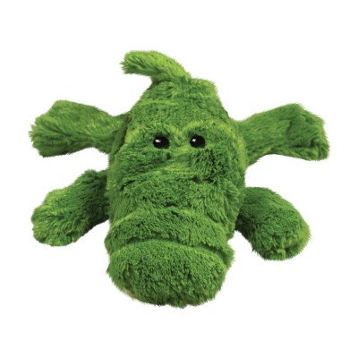 KONG Plush Dog Toy - Cuddly with Squeaker for Snuggle & Gentle Play - Cozie™ Ali Alligator