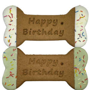 Preppy Puppy Natural Dog Pastry - Jumbo Birthday Bone