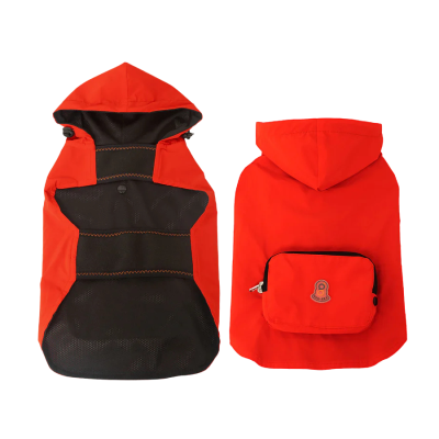 Goo-eez Dog Poncho - Red