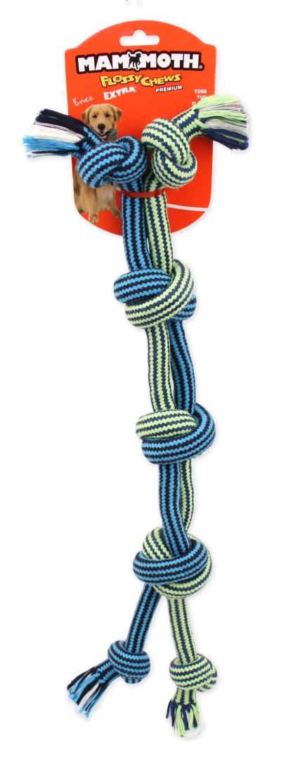 Mammoth Dog Toy - Extra Double Rope Tug 4 Ends