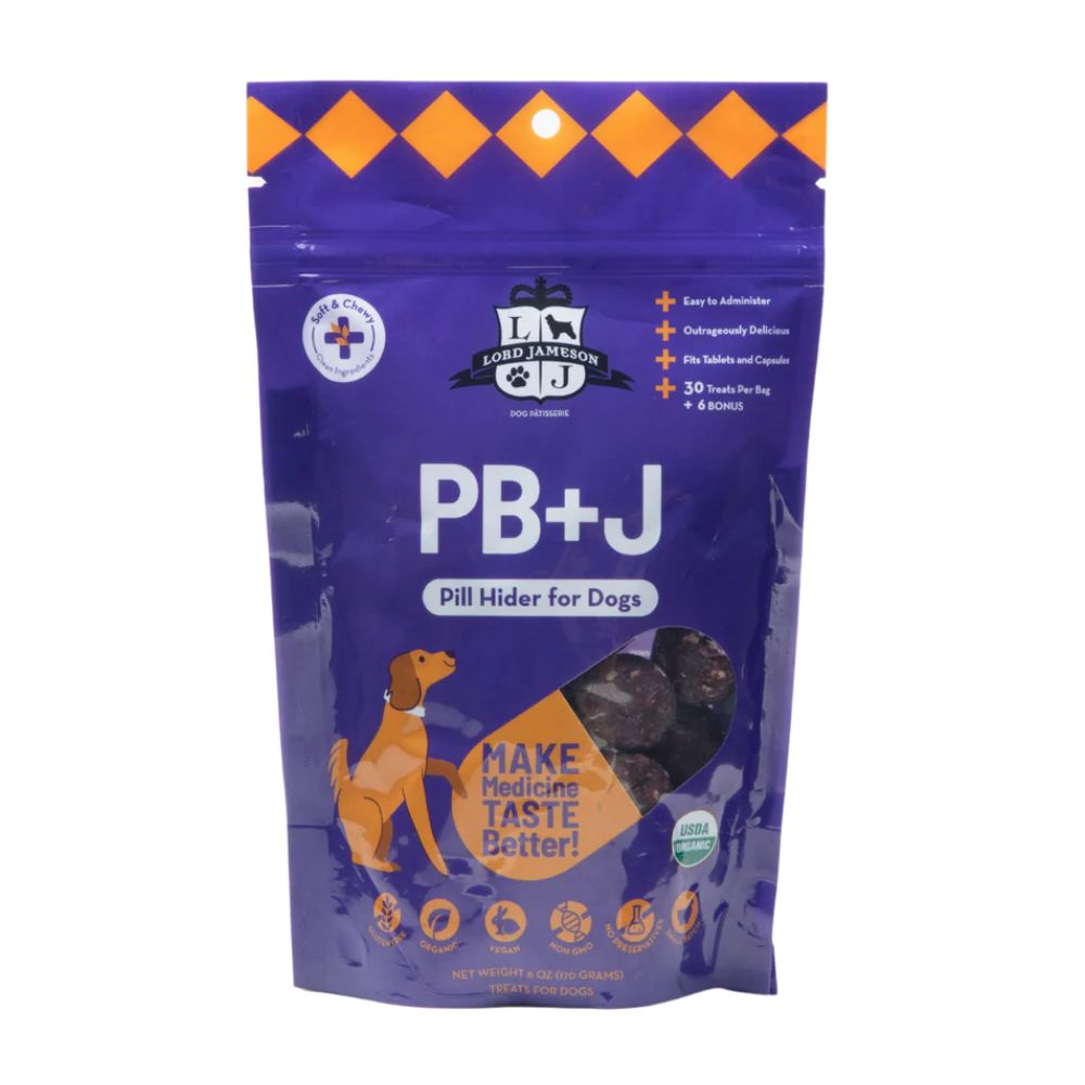 Lord Jameson - Organic Dog Treats - Peanut Butter & Jelly Pill Pocket