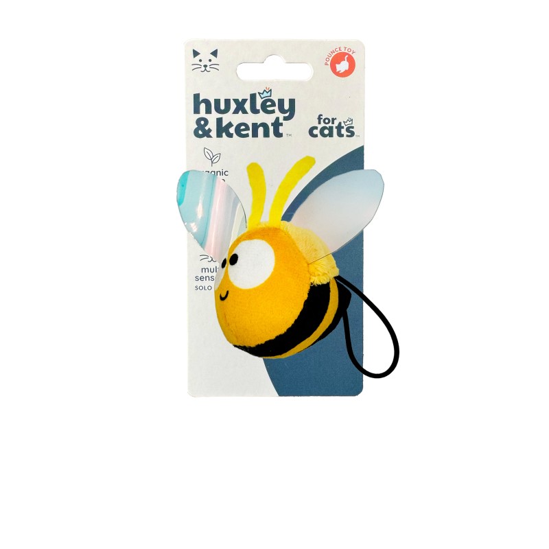 Huxley & Kent - Kittybelles Interactive Cat Toy Flinger for Play & Hunting Stimulation – Bee