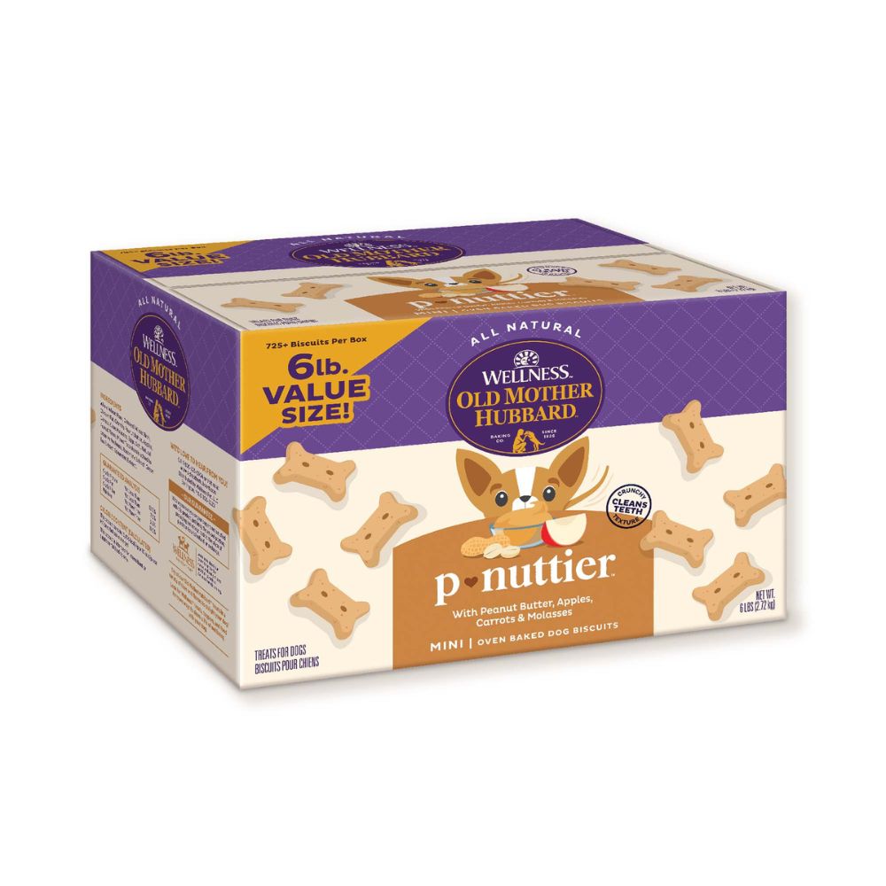 - Crunchy Dog Treats - Natural High Protein Biscuits - P-Nuttier Recipe - Mini