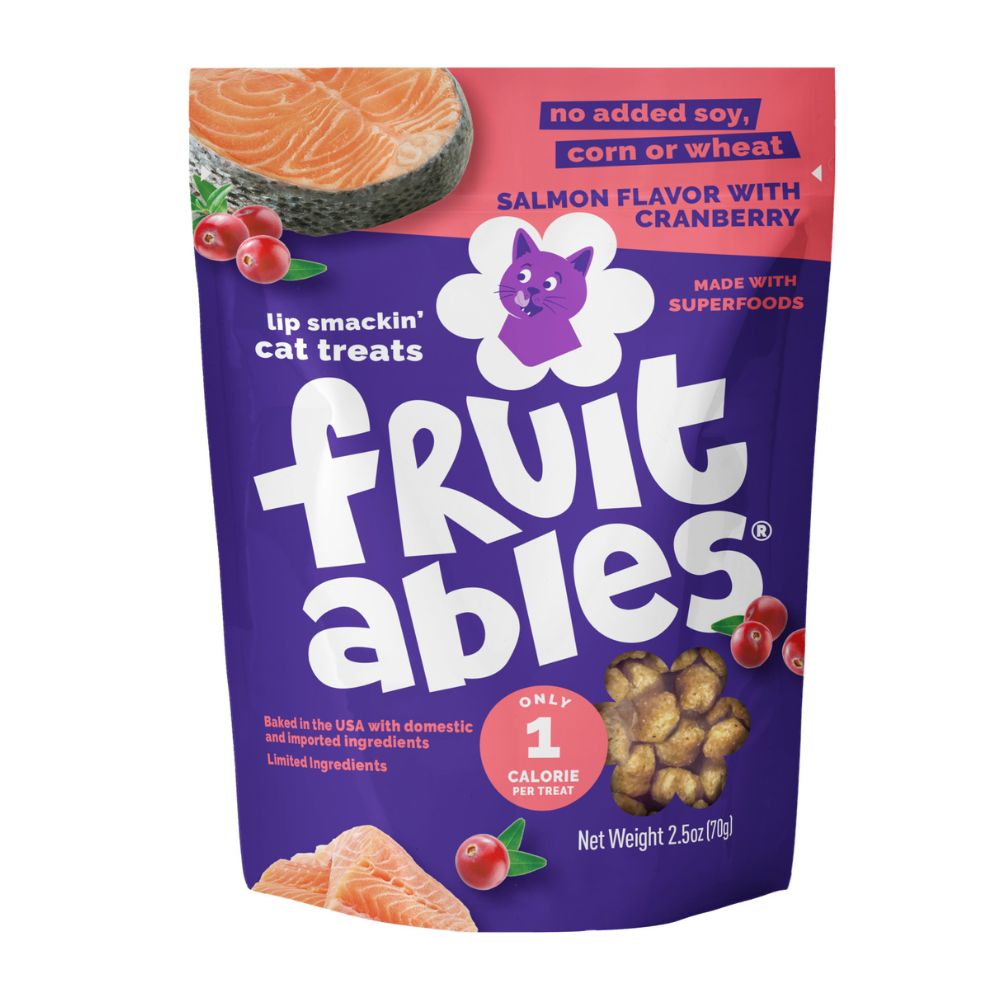 Fruitables - Cat Treat - Natural Preservatives & Superfood Blend with Crunchy Flaky Texture