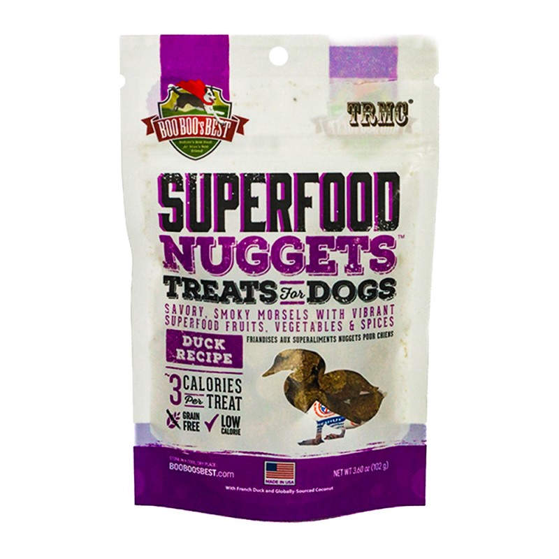 Real Meat - SuperFood Nuggets Dog Treats - Grain Free Duck Recipe