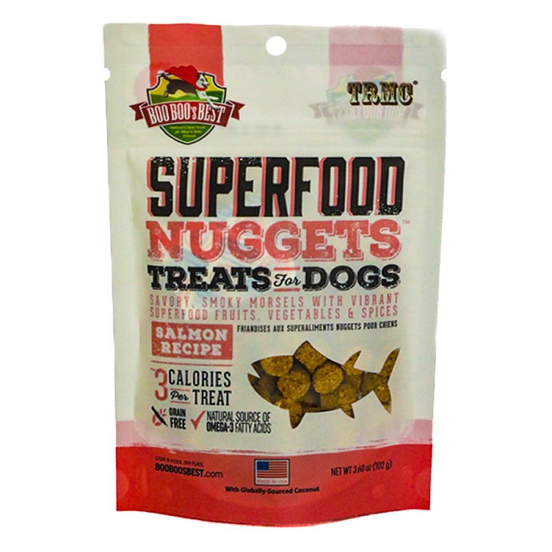 Real Meat - SuperFood Nuggets Dog Treats - Grain Free Salmon Recipe