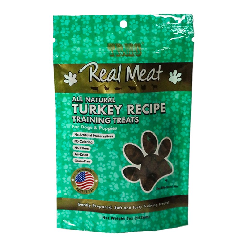 Real Meat - All Natural Dog Training Treat - No Artificial Preservatives - Turkey Recipe