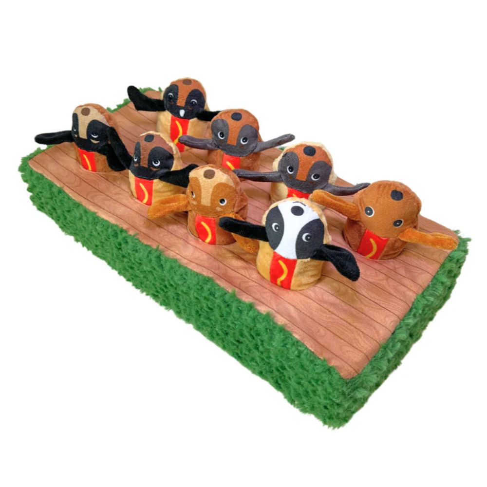 Patchwork - The Weens Plush Dog Toy – Interactive Pet Puzzle for Mental Stimulation – Glizzies