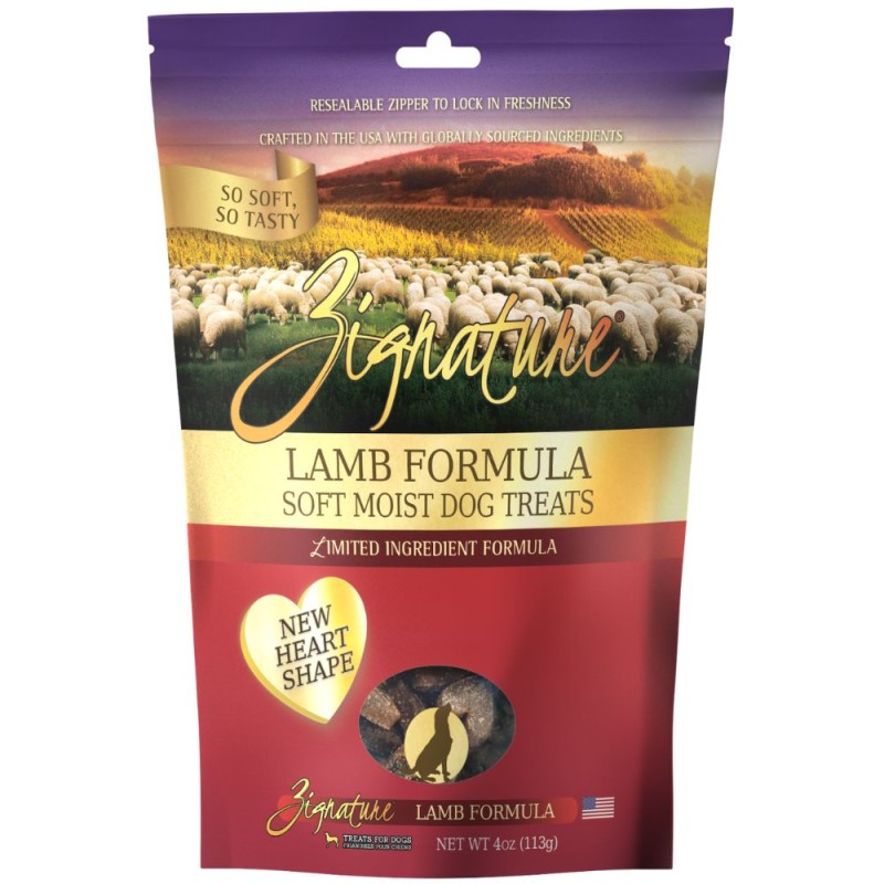 Zignature Soft Moist Dog Treats - Limited Ingredient Training Rewards - Lamb Formula