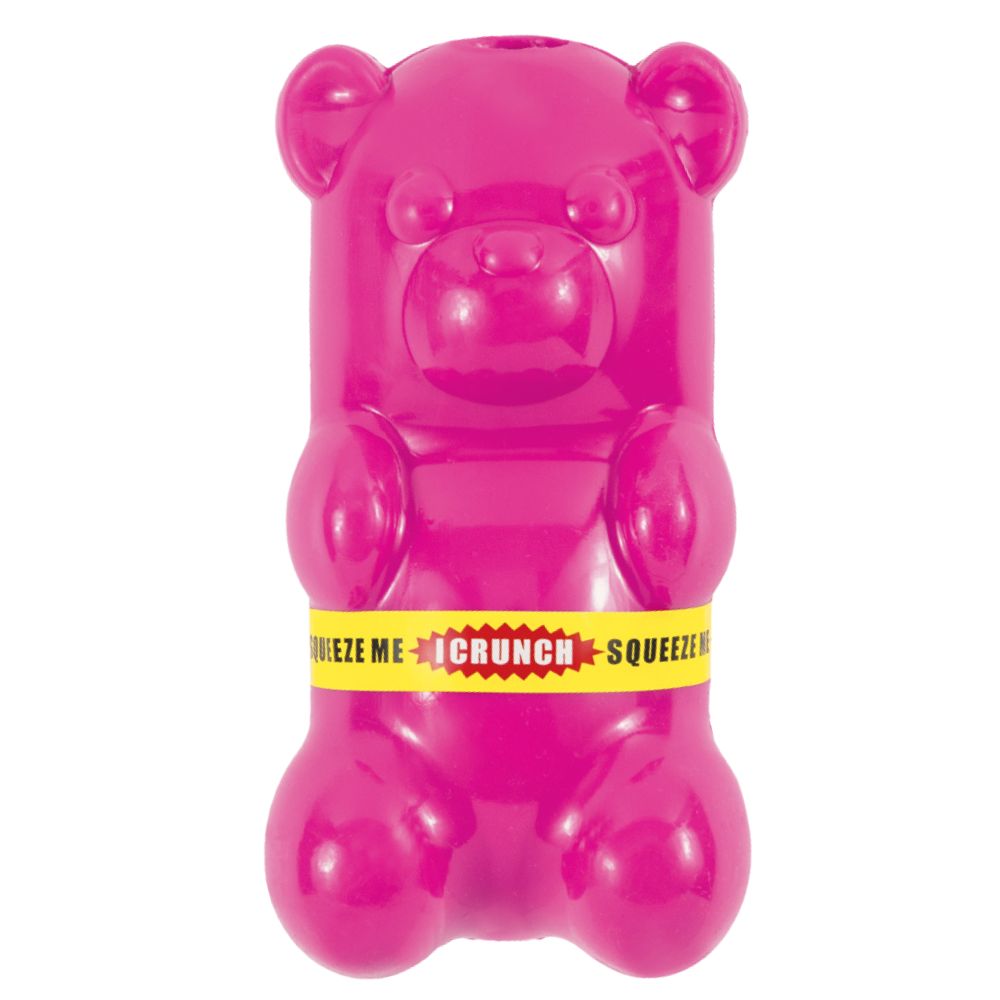 Ruff Dawg - Durable Retrieving Dog Toy - Tough & Bouncy with Crunchy Sound - GummyBear Crunch