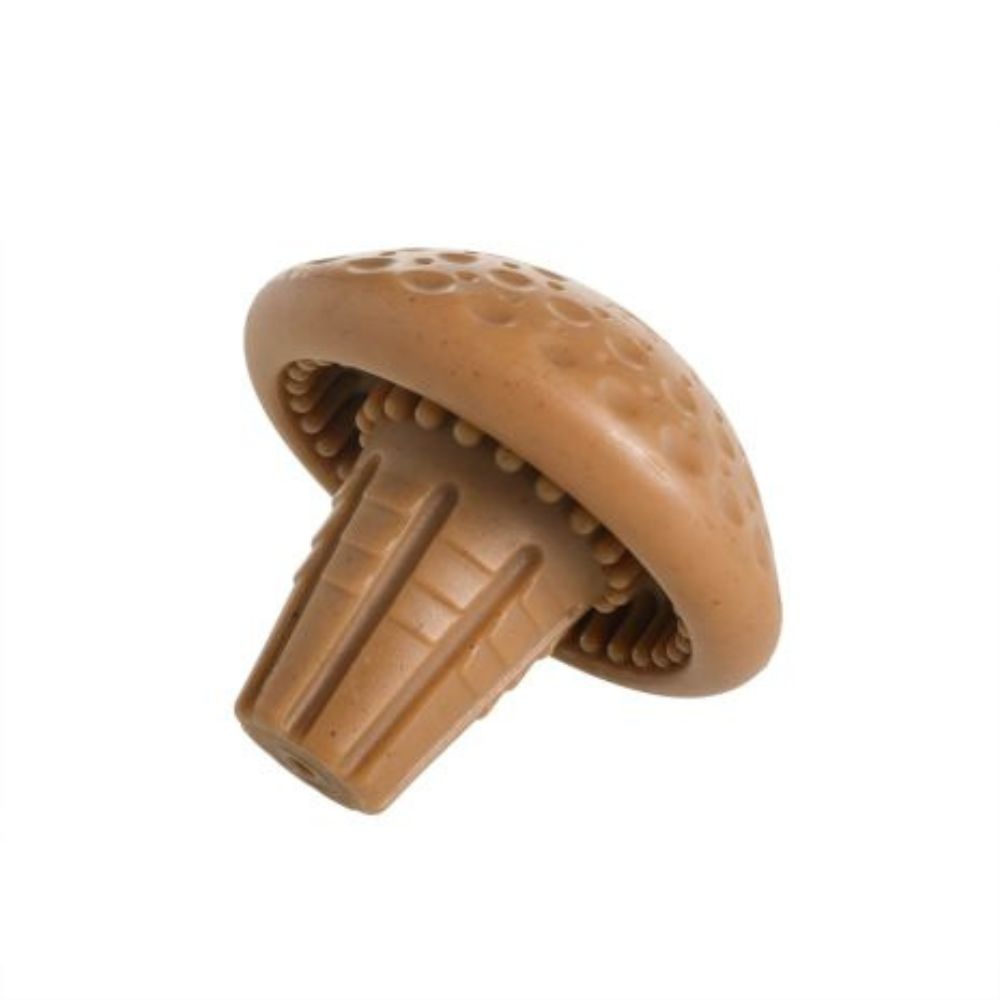 Tall Tails - Shroom Chew Dog Toy - Long Lasting & Bacon Scented with Wobble Action for Interactive Play