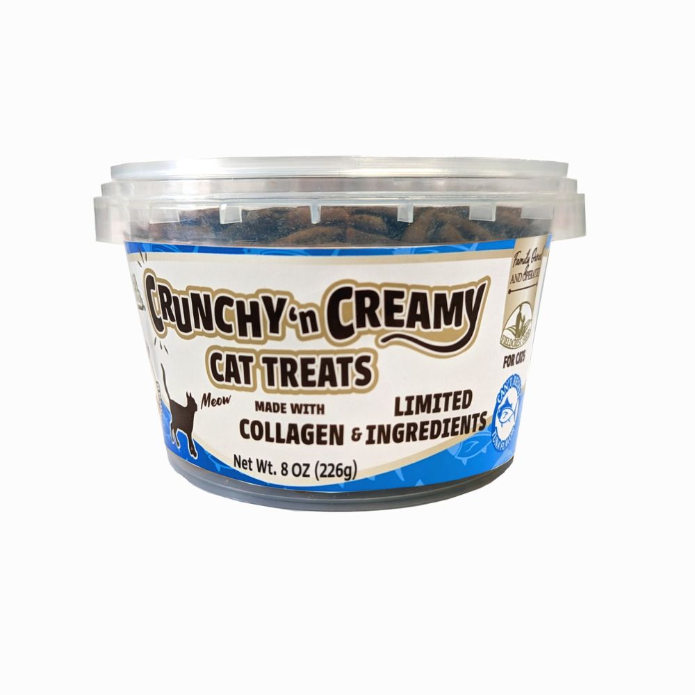 Nothin' to Hide Crunchy N Creamy Cat Treats - Limited Ingredients with Collagen - Tuna