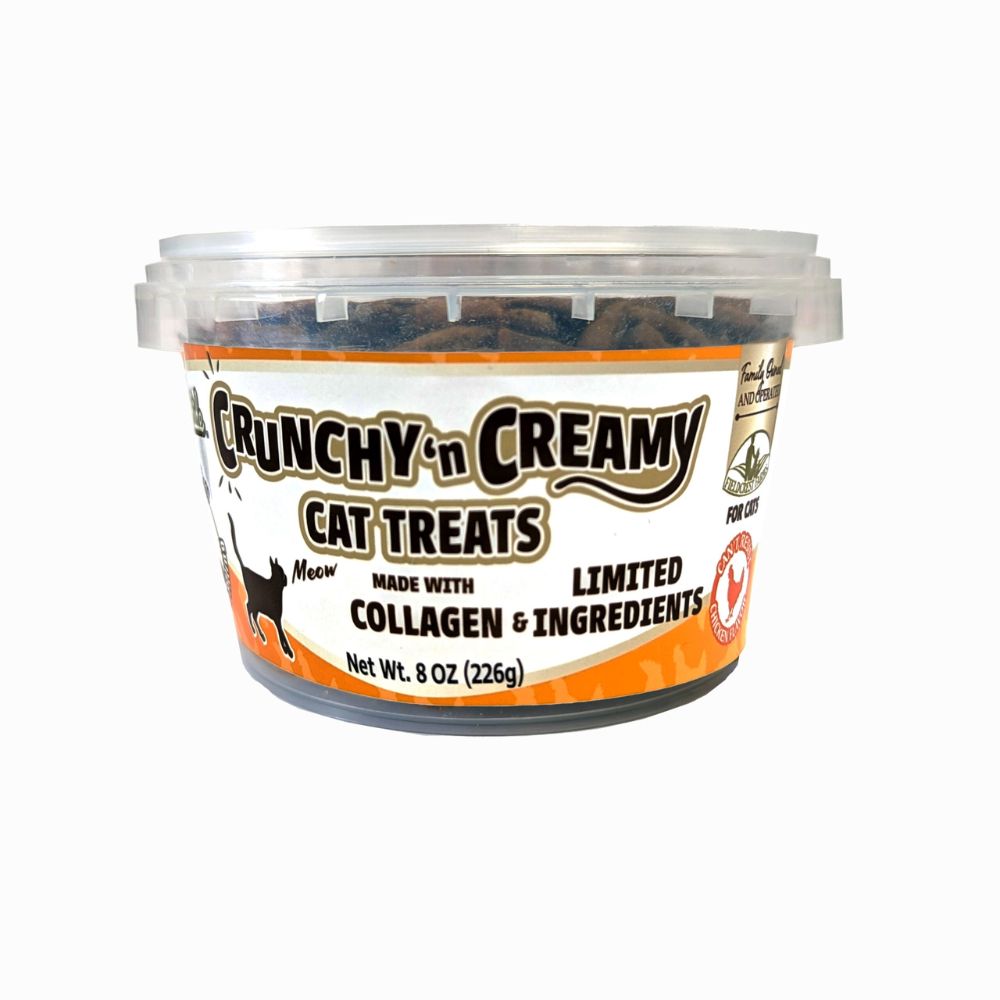 Nothin' to Hide Crunchy N Creamy Cat Treats - Limited Ingredients with Collagen - Chicken