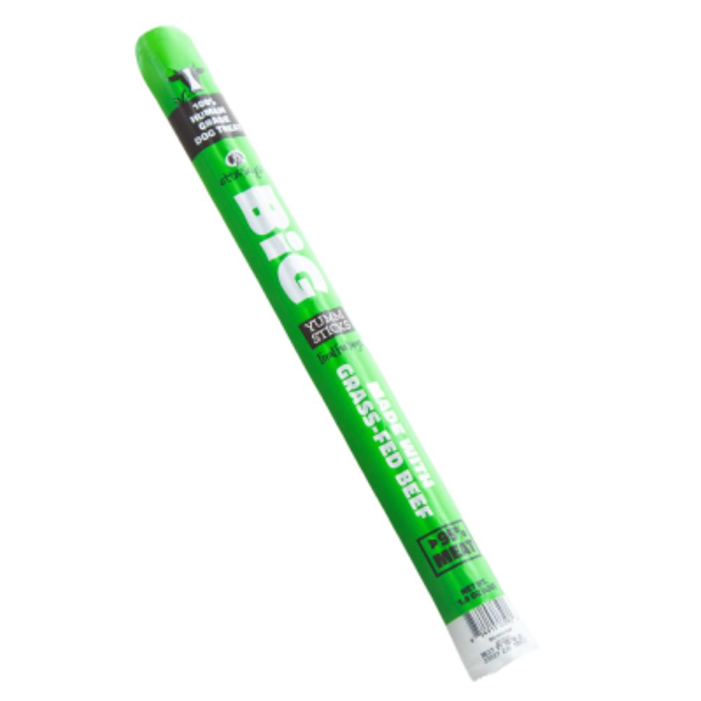 Etta Says! Big Yumm Stick Natural Beef Dog Training Treat - Single Protein, Made in the USA-Case of 24