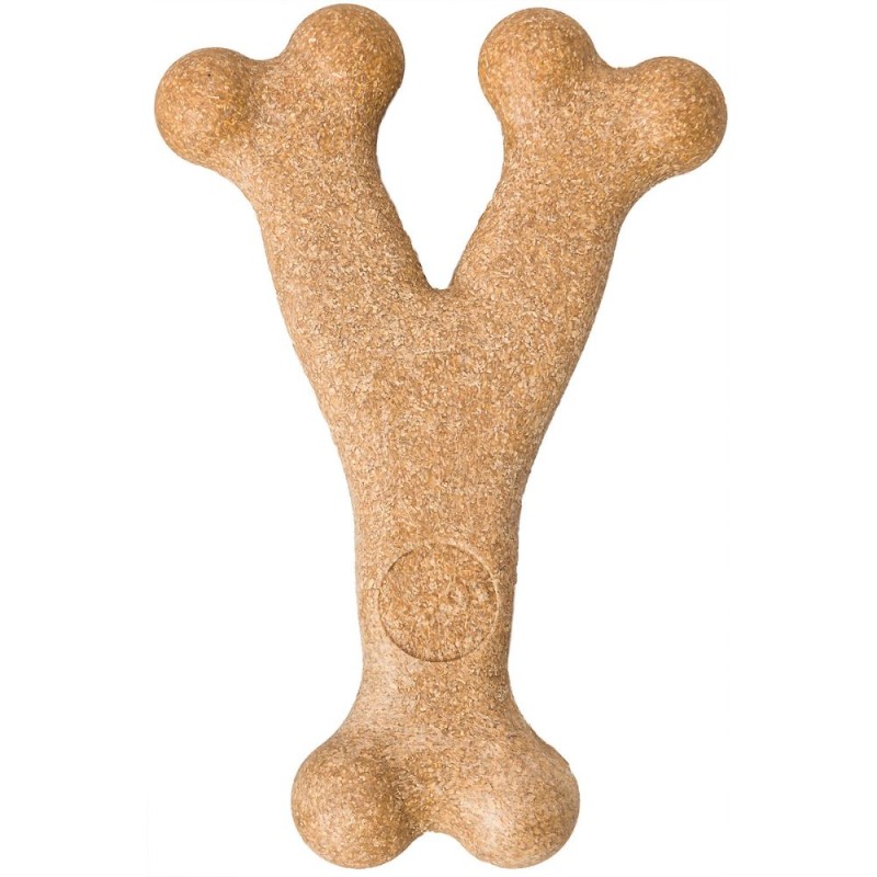Spot BamBone WishBone Dog Chew Toy - Durable Bamboo Blend for Long Lasting Chewing - Chicken