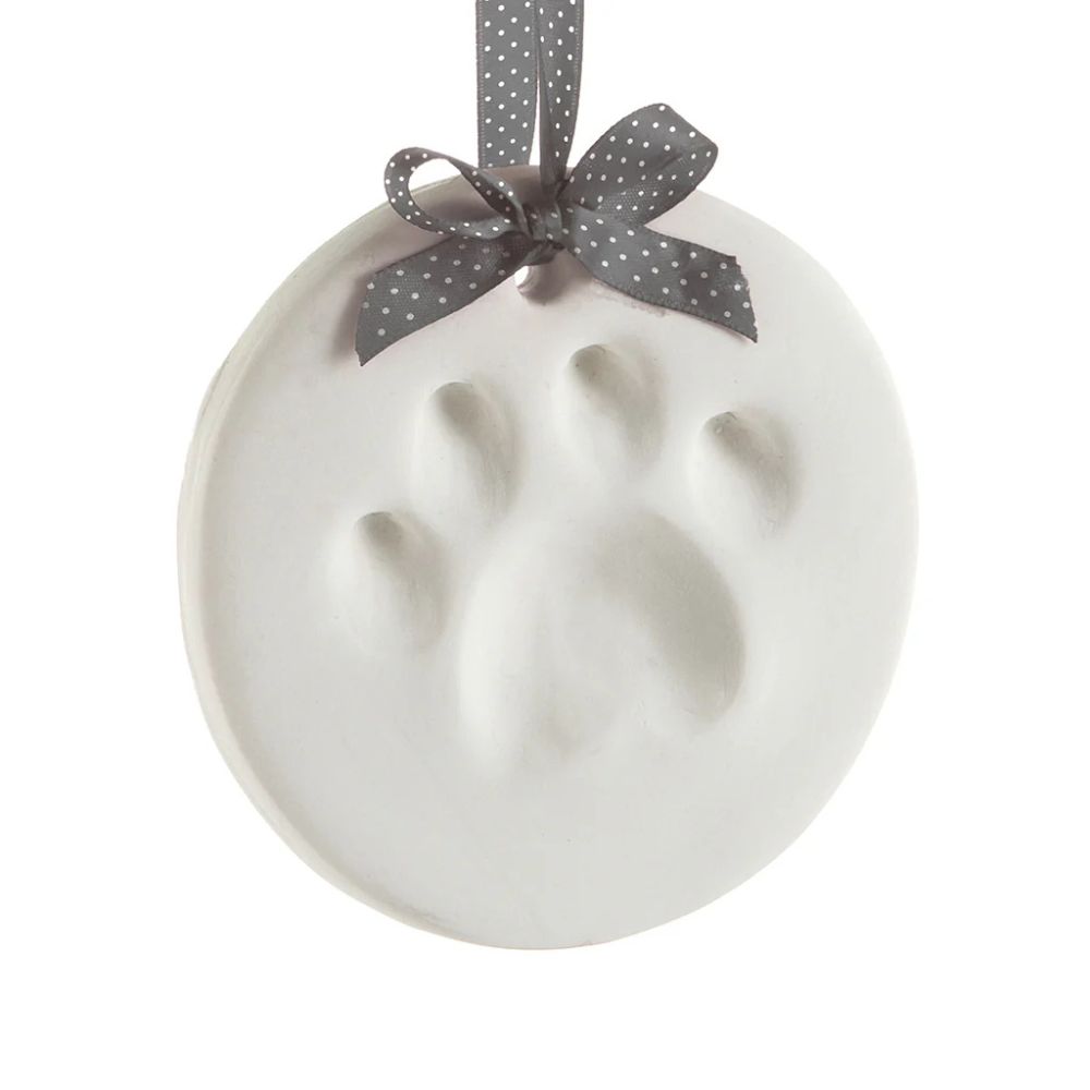 Pearhead Pawprints Keepsake Kit - No Bake Air Dry Clay Paw Print Ornament for Dogs & Cats