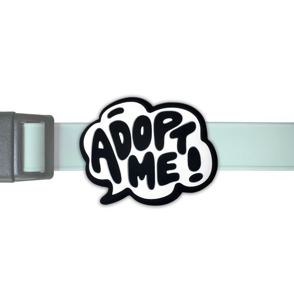 Jiby Dog Crew Dog & Cat Collar Charm - Durable Silicone Accessory for Pets & People - Adopt Me
