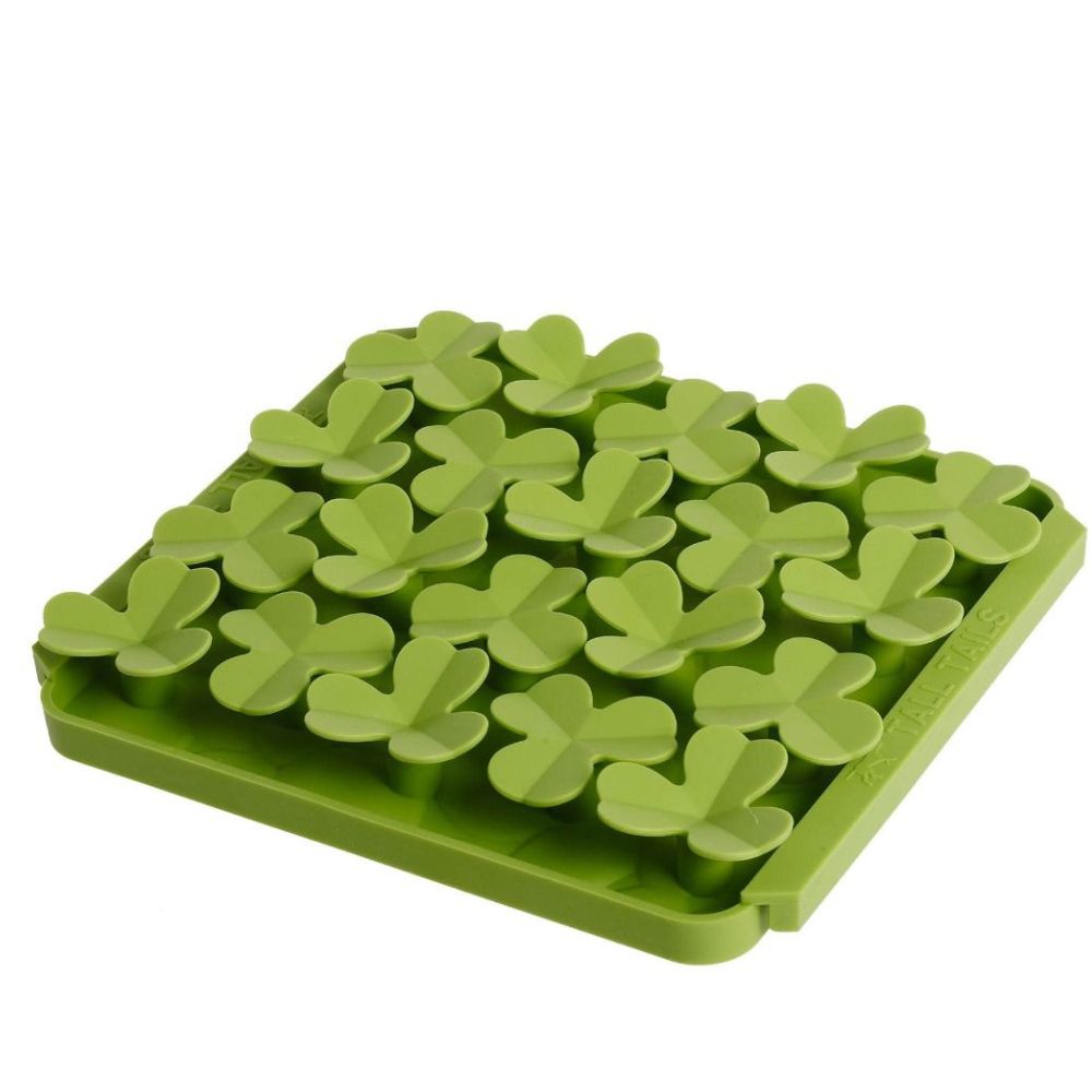 Tall Tails Dog Foraging Mat & Slow Feeder - Silicone Interactive Feeder - Clover