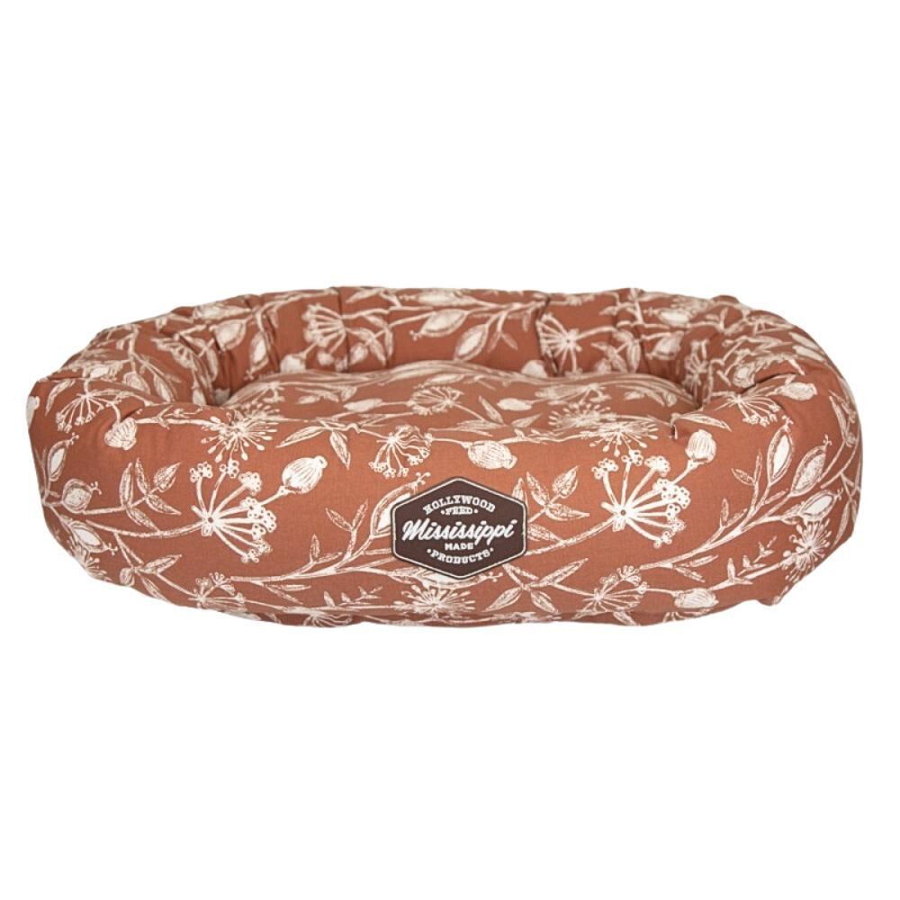 Mississippi Made Ultra Soft Donut Dog Bed - Washable Cover & Supportive Design for Comfort - Daman Sunstone