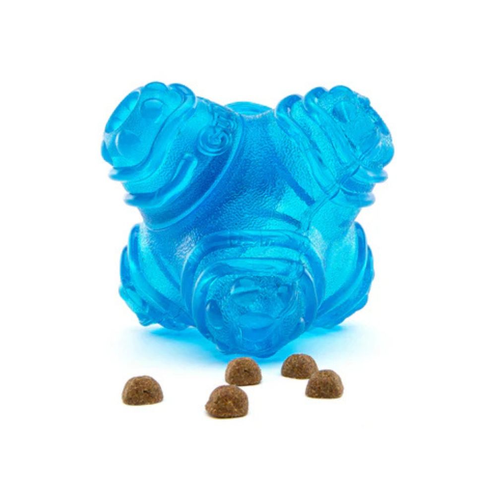 GURU Pet Company Dog Toy - Puzzle Jack Treat Dispenser for Mental Enrichment & Play with Durable ChewPro™ Rubber