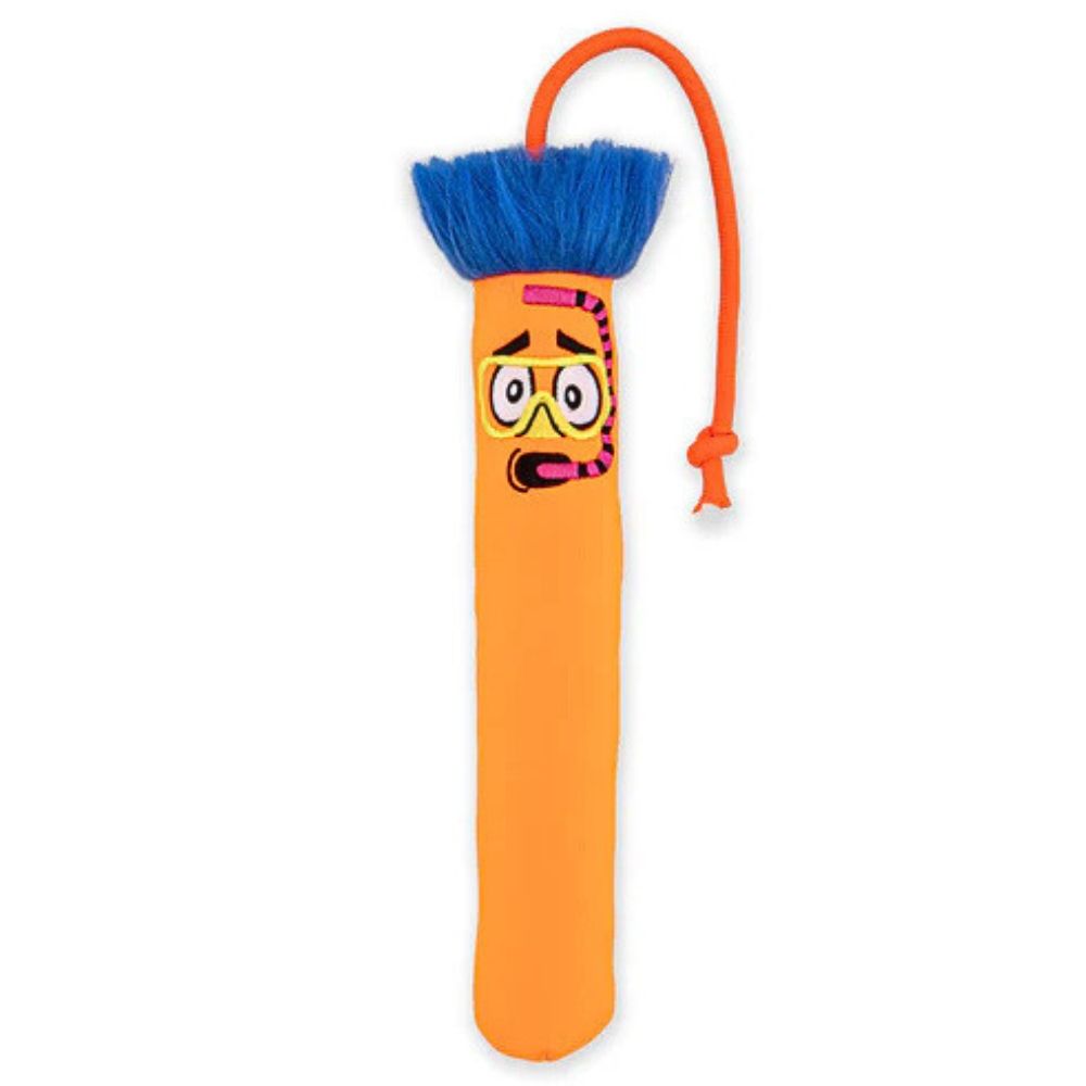 GURU Pet Company Fry Guys Floats Plush Dog Toy - Durable Floating Fabric with Squeaker