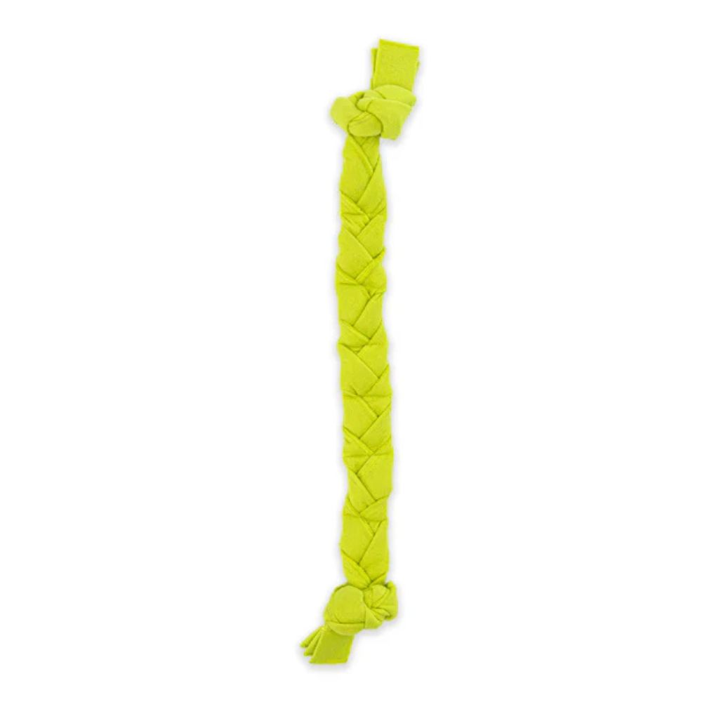 GURU Pet Company Squeaking Tennis Snuffle Rope Dog Toy - Durable Double Layer Fabric with Squeaker & Crinkle for Interactive Play
