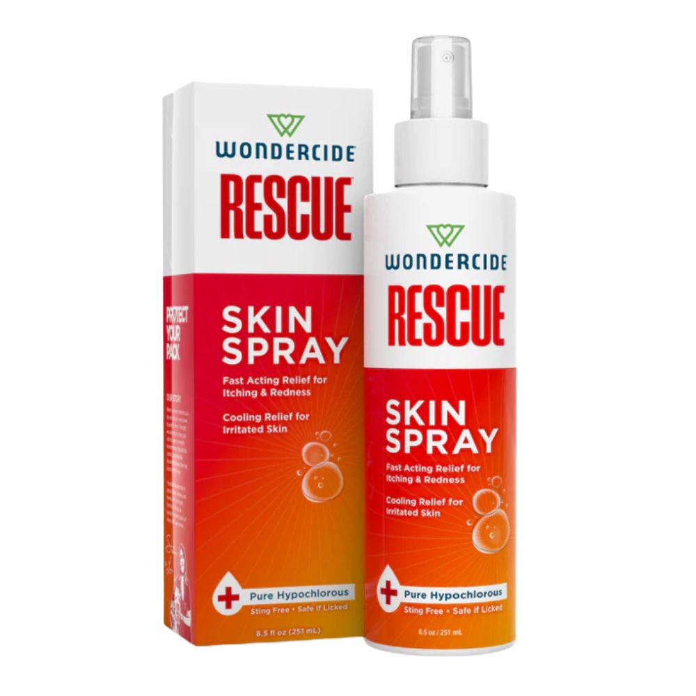 Wondercide RESCUE™ Skin Spray for Dogs & Cats - Fast Acting Hypochlorous Relief for Itching, Redness & Irritated Skin