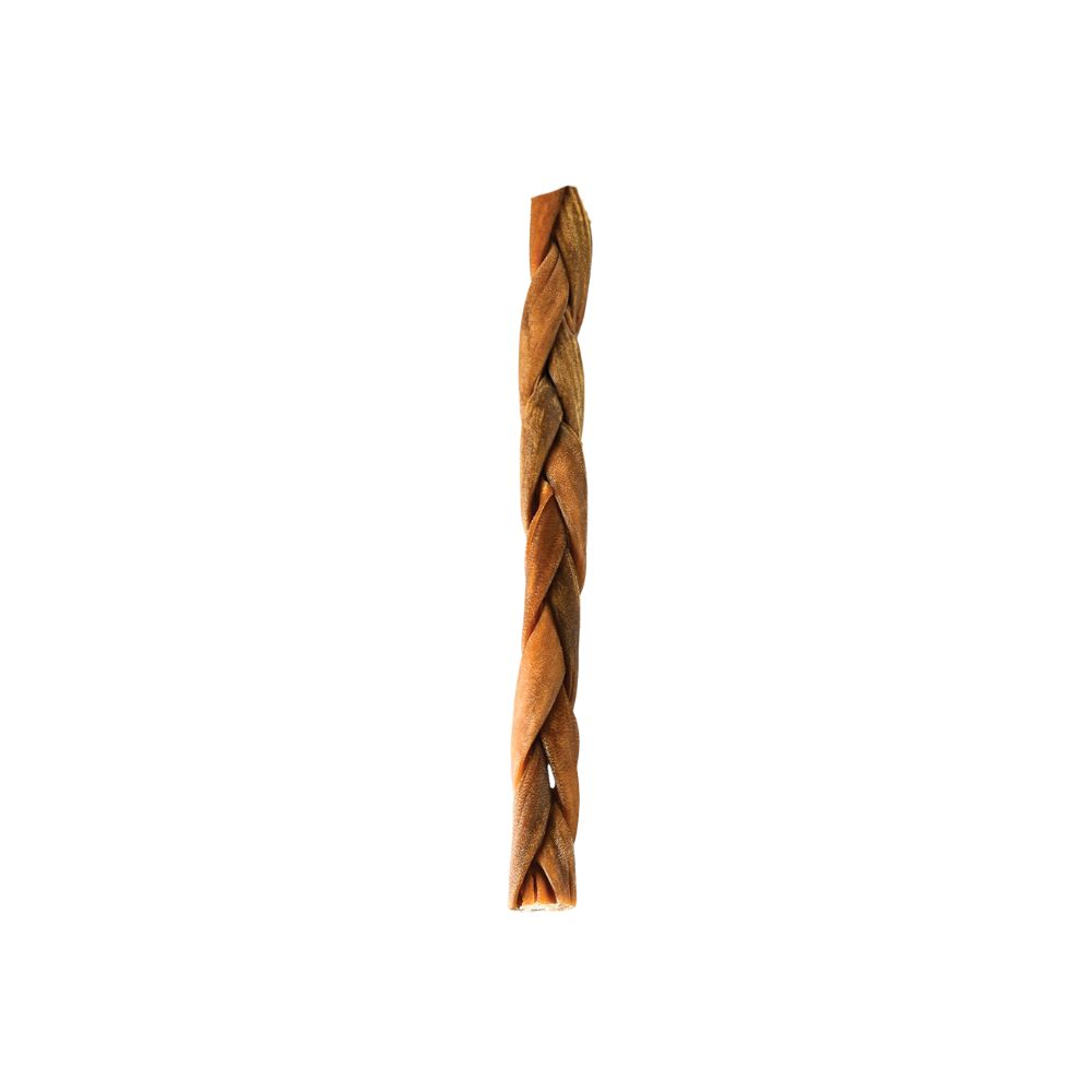DOGGINSTIX Natural Braided Lamb Collagen Stick Dog Chew - Odor Free Digestive Health Treat