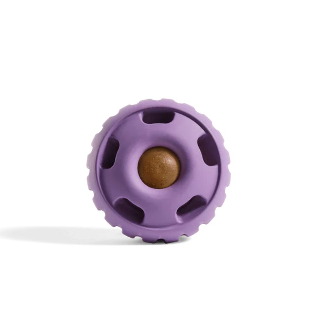 Woof Pupsicle Dog Toy - Durable Interactive Treat Dispenser for Long Lasting Enrichment - Lavender