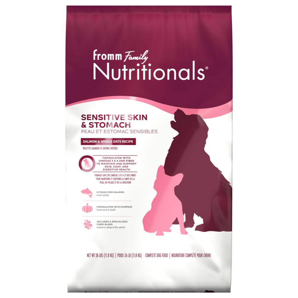 Fromm Family Nutritionals® Sensitive Skin & Stomach Salmon & Whole Oats Dry Dog Food - Hydrolyzed Protein & Chicken-Free Formula