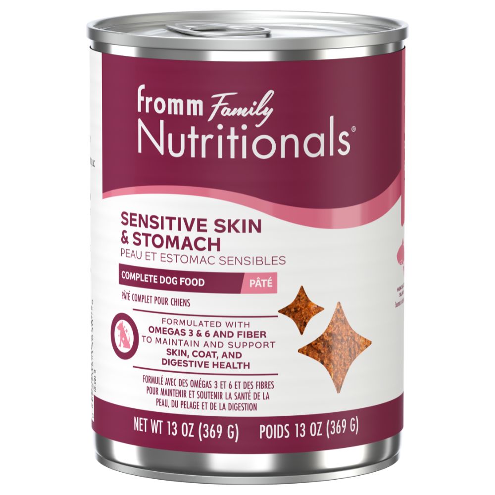 Fromm Family Nutritionals® Sensitive Skin & Stomach Complete Wet Dog Food Pâté - Chicken Free Salmon & Pumpkin Formula